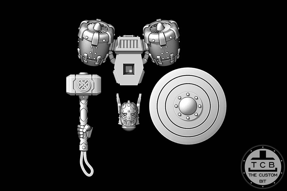 THECUSTOMBIT THE CUSTOM BIT TCB PRIMARIS HAMMER SPACE WOLVES 40K