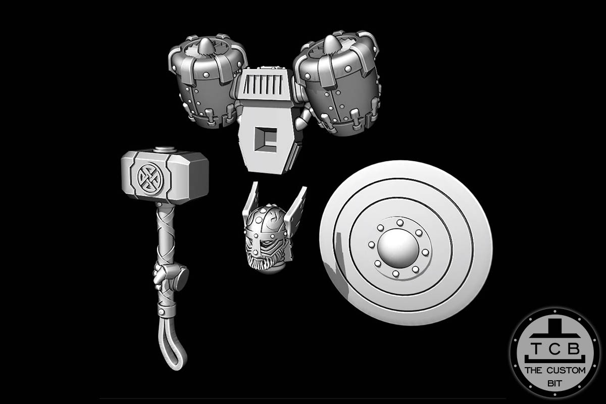 THECUSTOMBIT THE CUSTOM BIT TCB PRIMARIS HAMMER SPACE WOLVES 40K