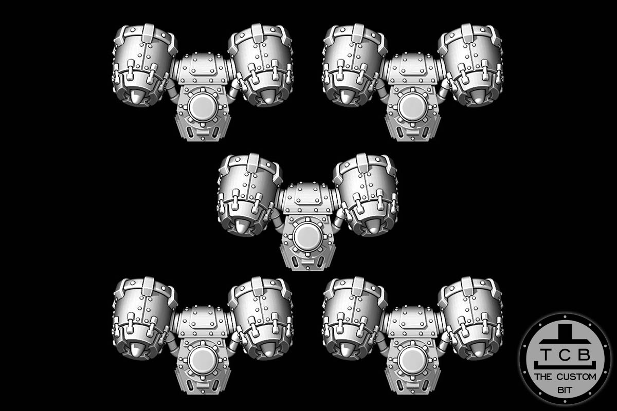 THECUSTOMBIT THE CUSTOM BIT TCB BLACK TEMPLAR PRIMARIS BLADEGUARD JUMP PACK JET PACK BACK PACK