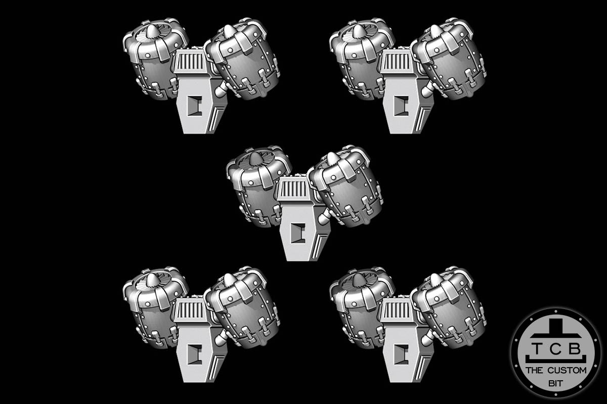 THECUSTOMBIT THE CUSTOM BIT TCB BLACK TEMPLAR PRIMARIS BLADEGUARD JUMP PACK JET PACK BACK PACK