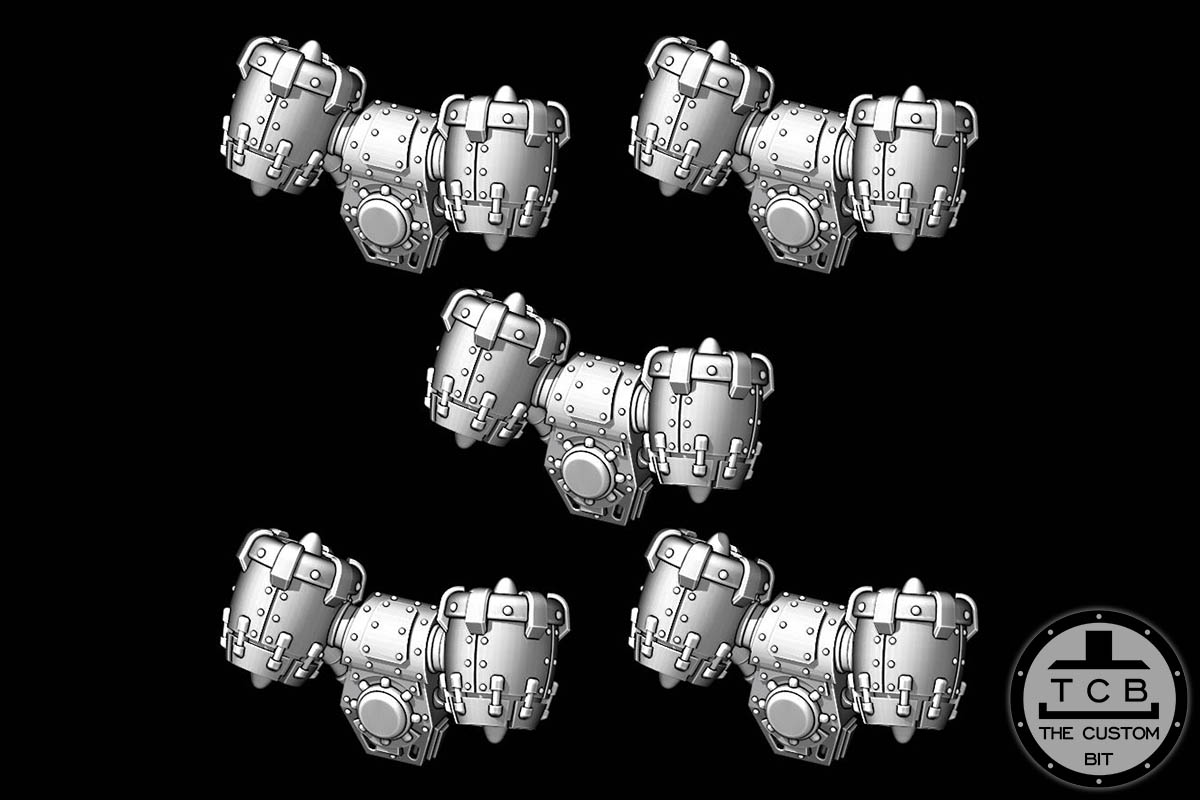 THECUSTOMBIT THE CUSTOM BIT TCB BLACK TEMPLAR PRIMARIS BLADEGUARD JUMP PACK JET PACK BACK PACK