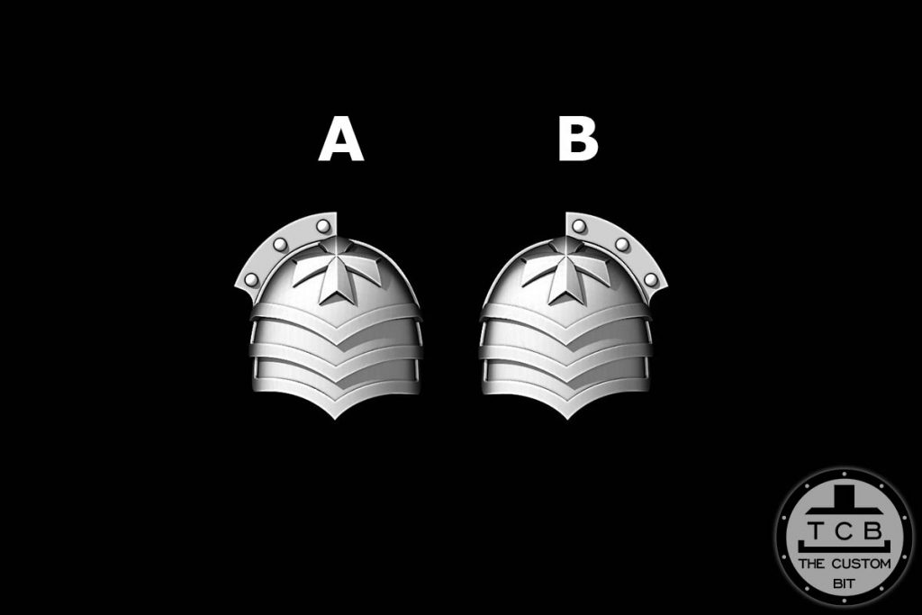 TEMPLAR ROYAL GUARD SHOULDER PAD 01 - THE CUSTOM BIT