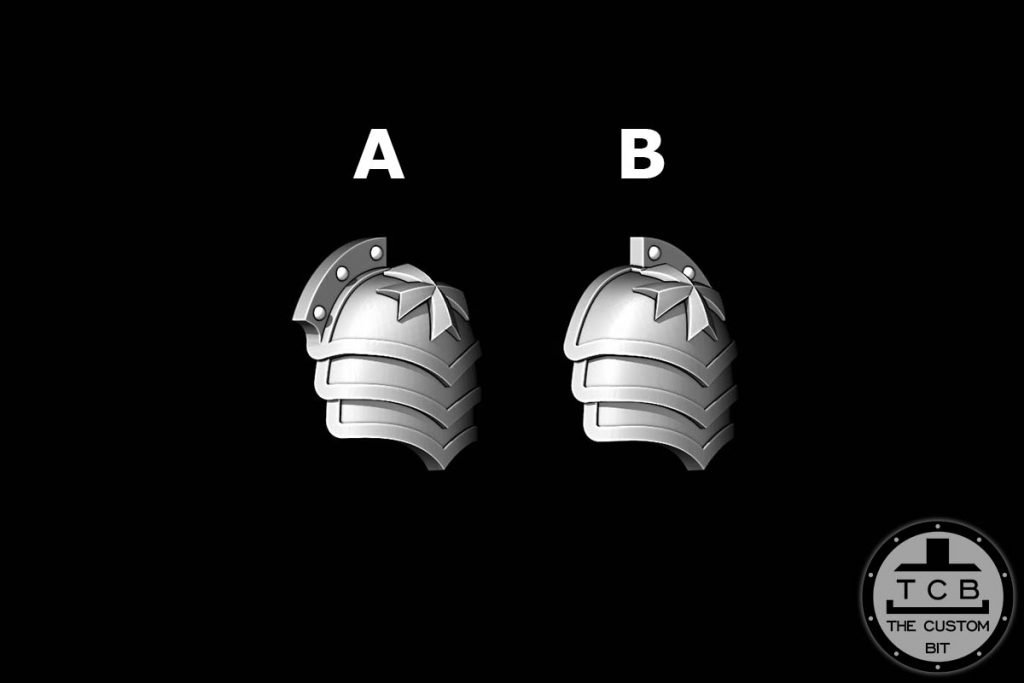 TEMPLAR ROYAL GUARD SHOULDER PAD 01 - THE CUSTOM BIT