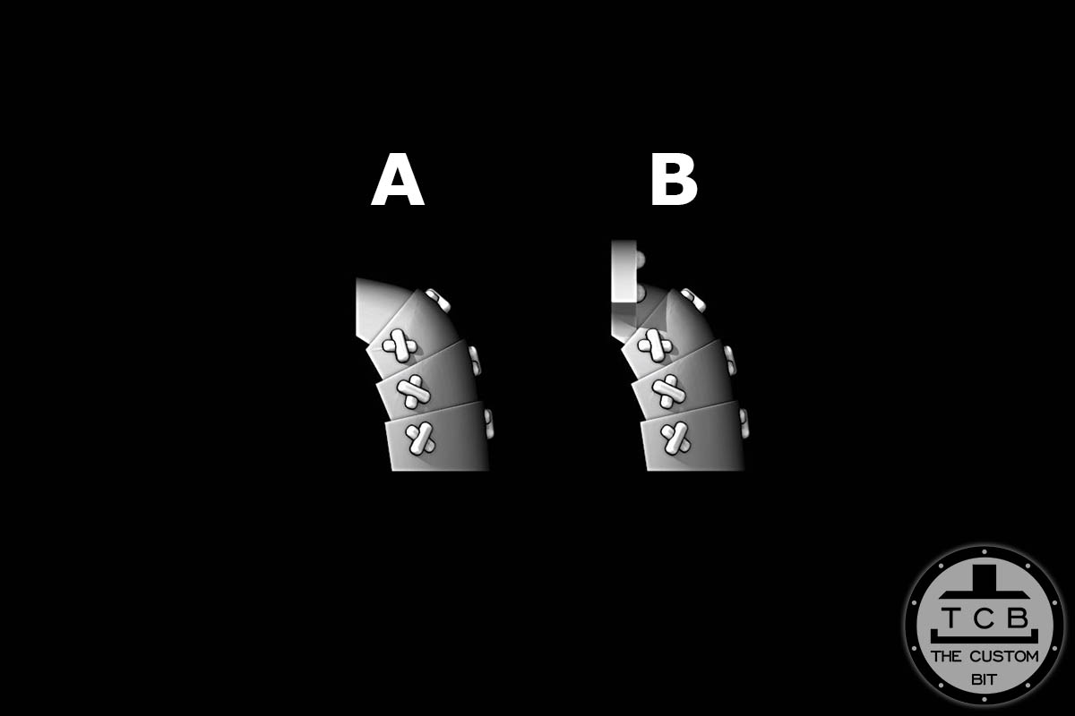 THECUSTOMBIT THE CUSTOM BIT TCB SAMURAI BLADEGUARD SHOULDER PAD SODE PRIMARIS