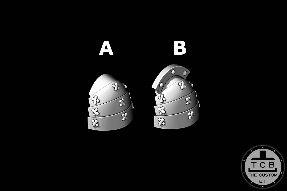 THECUSTOMBIT THE CUSTOM BIT TCB SAMURAI BLADEGUARD SHOULDER PAD SODE PRIMARIS