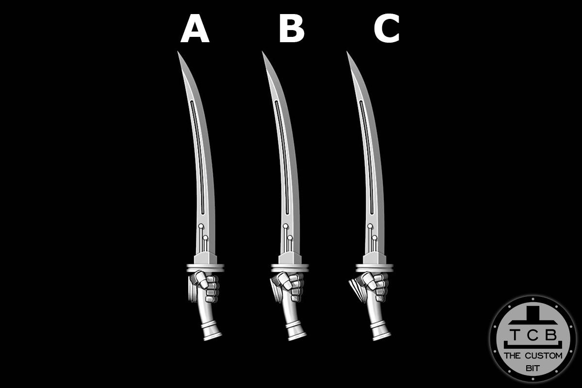 THE CUSTOM BIT TCB MONGOL PRIMARIS BITS SPACEMARINES SWORD