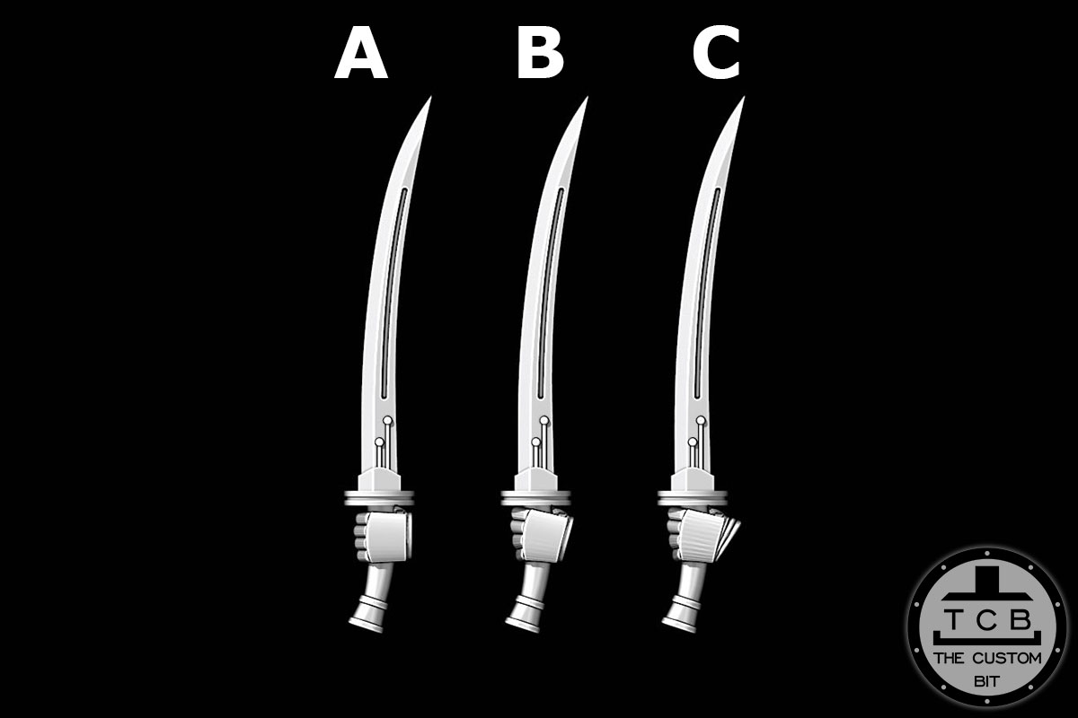 THE CUSTOM BIT TCB MONGOL PRIMARIS BITS SPACEMARINES SWORD