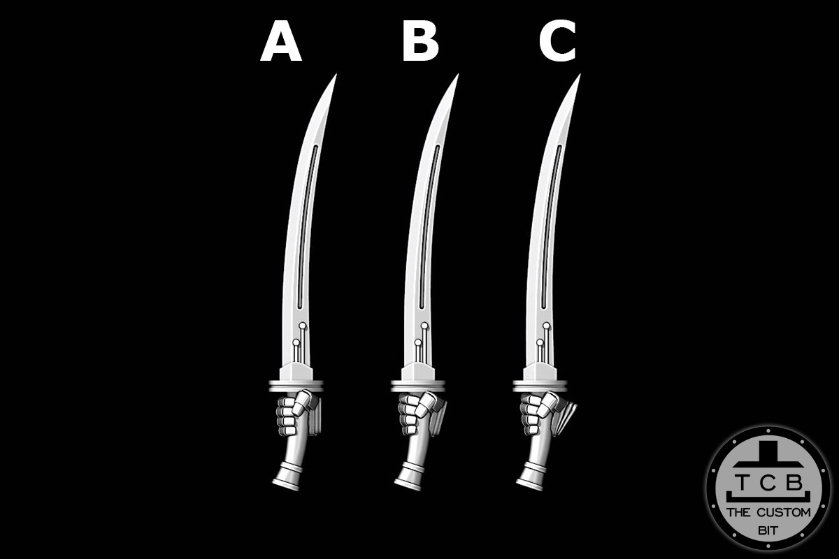 THE CUSTOM BIT TCB MONGOL PRIMARIS BITS SPACEMARINES SWORD