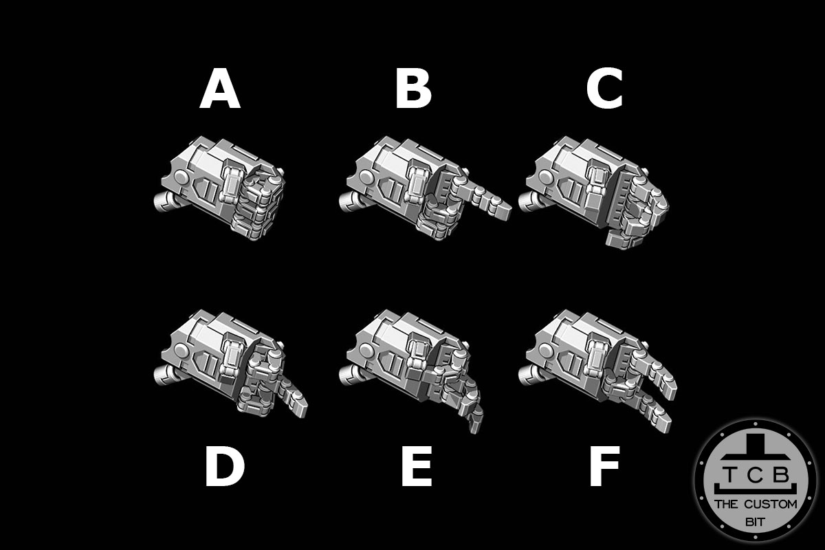 THECUSTOMBIT THE CUSTOM BIT TCB TAU EMPIRE COMMANDER CRISIS ONAGER GAUNTLET FIST