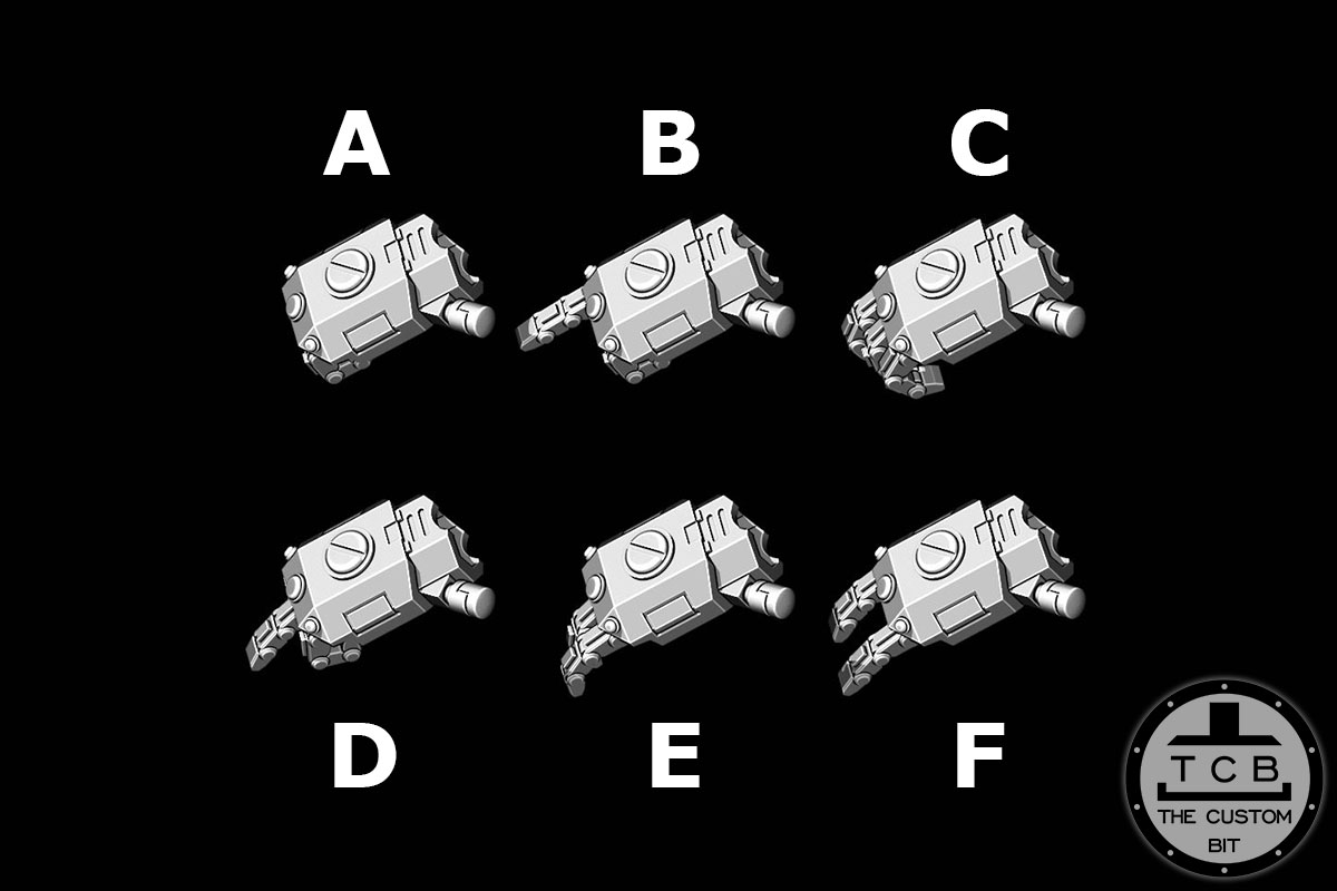 THECUSTOMBIT THE CUSTOM BIT TCB TAU EMPIRE COMMANDER CRISIS ONAGER GAUNTLET FIST