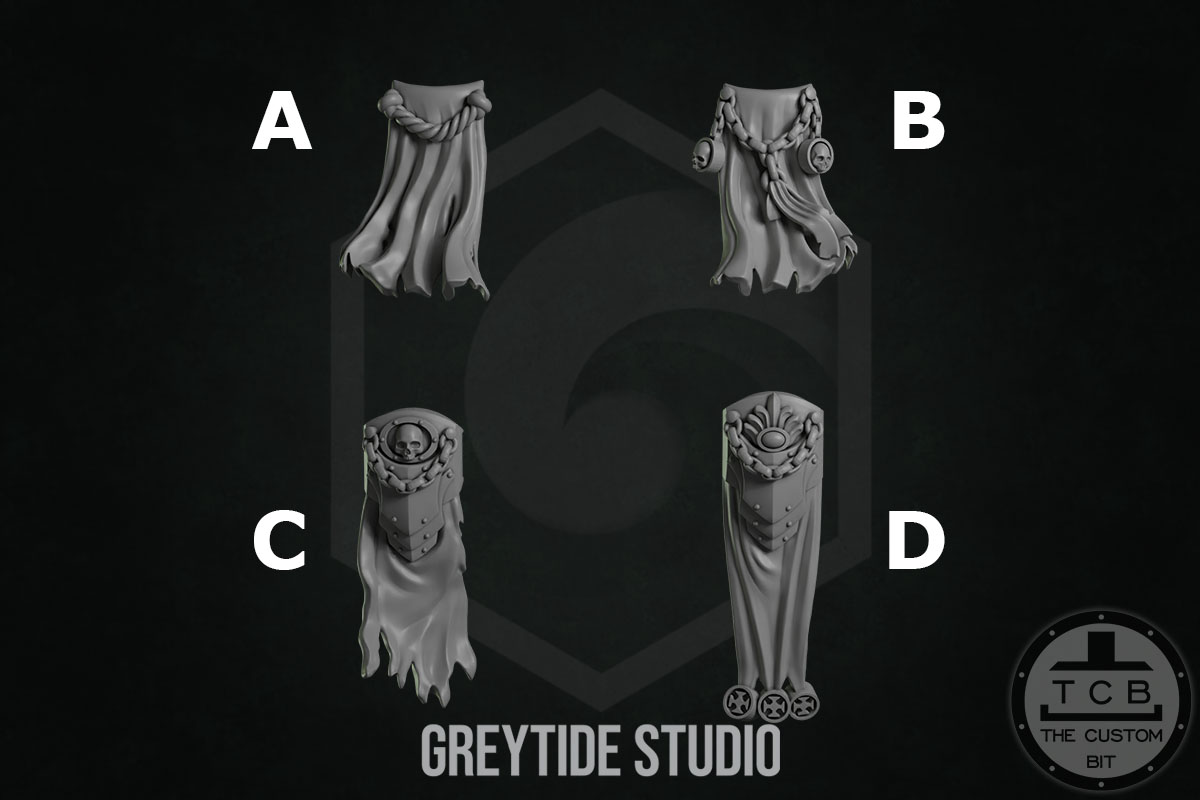 THE CUSTOM BIT TCB KICKSTARTER GREYTIDE STUDIO PRIMARIS BITS SPACEMARINES LOINCLOTH ETERNAL PILGRIM