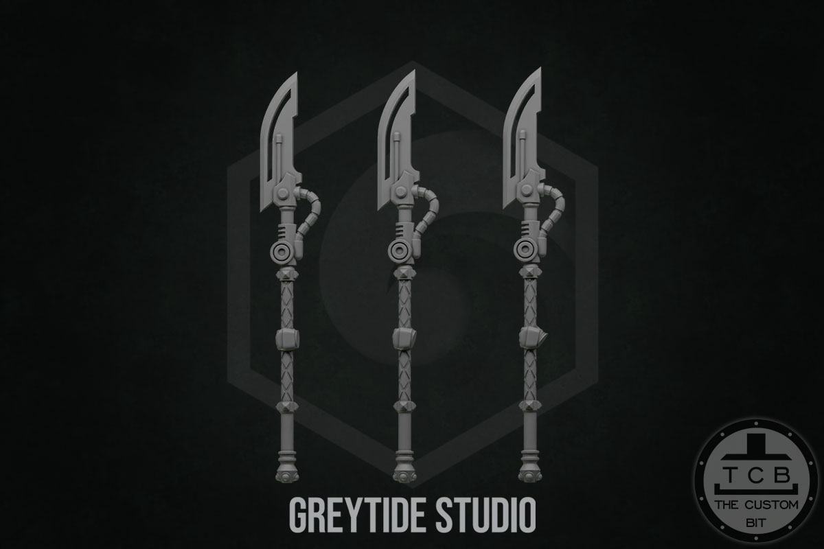 THE CUSTOM BIT TCB KICKSTARTER GREYTIDE STUDIO PRIMARIS BITS SPACEMARINES SPEARS ETERNAL PILGRIM