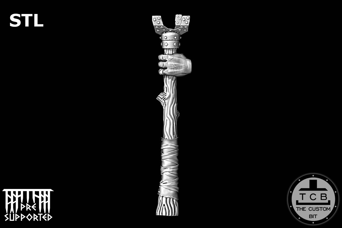 GIANT KING'S HAMMER HANDLE STL THE CUSTOM BIT