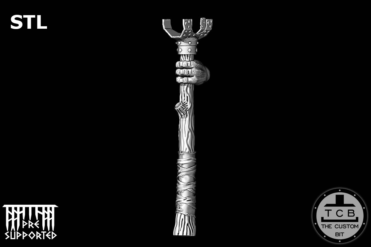 THE CUSTOM BIT TCB GIANT KING'S HAMMER HANDLE GRIP SONS OF BEHEMAT KING BRODD