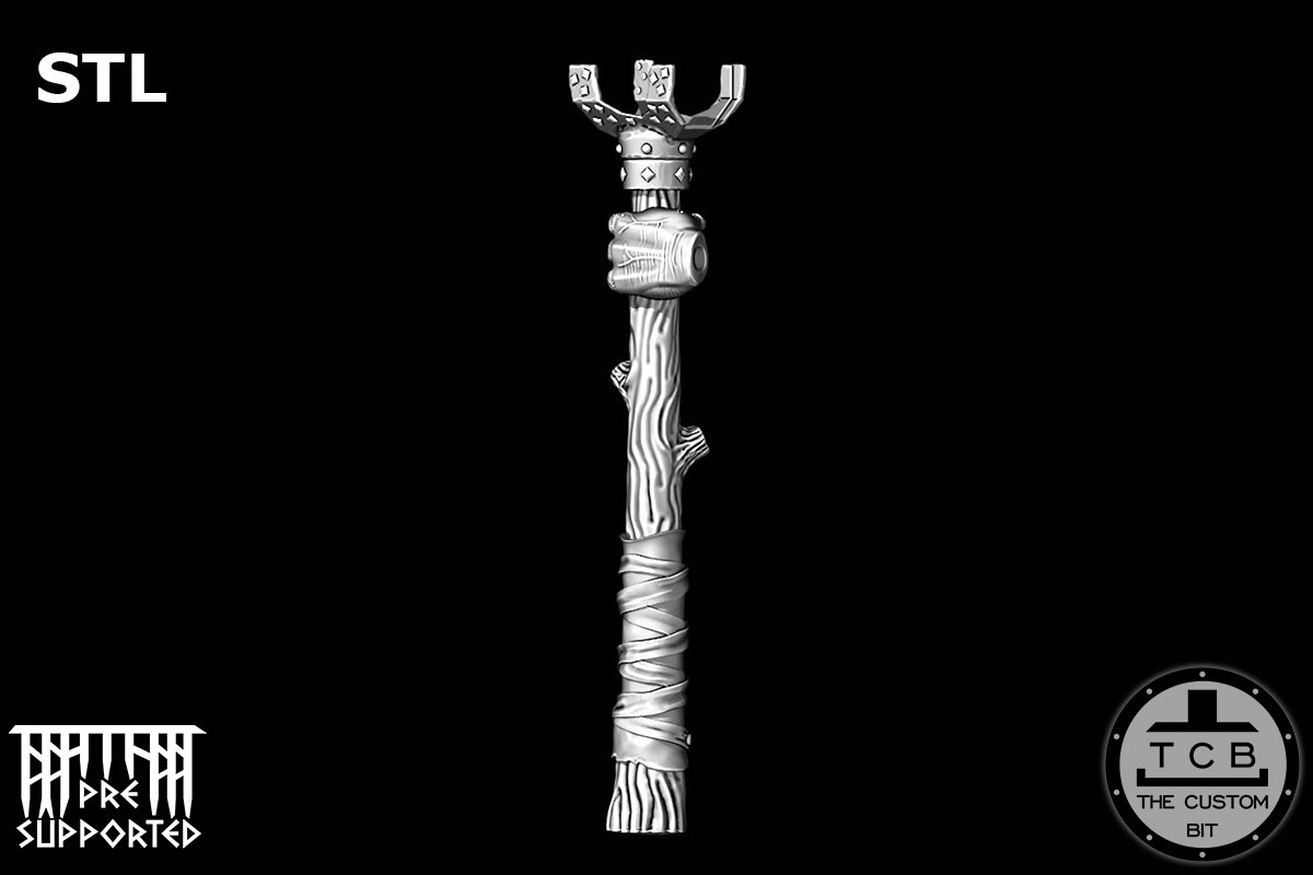 GIANT KING'S HAMMER HANDLE STL THE CUSTOM BIT