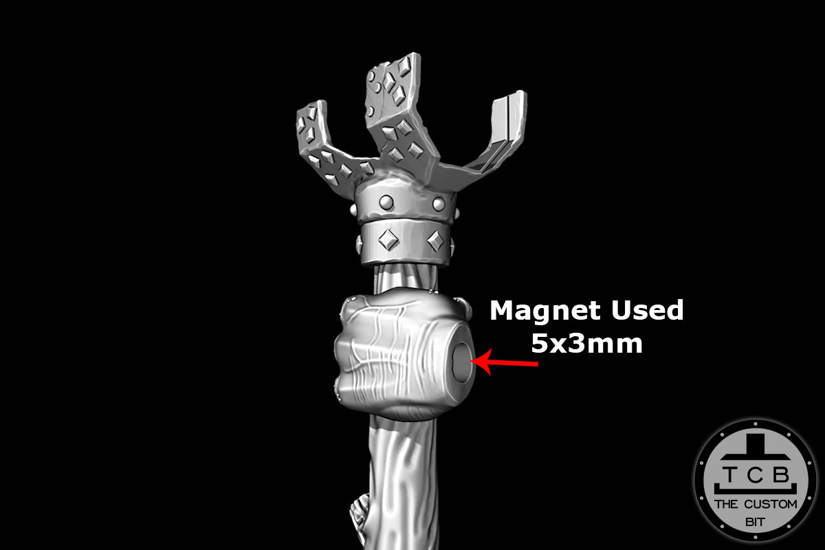GIANT KING'S HAMMER HANDLE THE CUSTOM BIT
