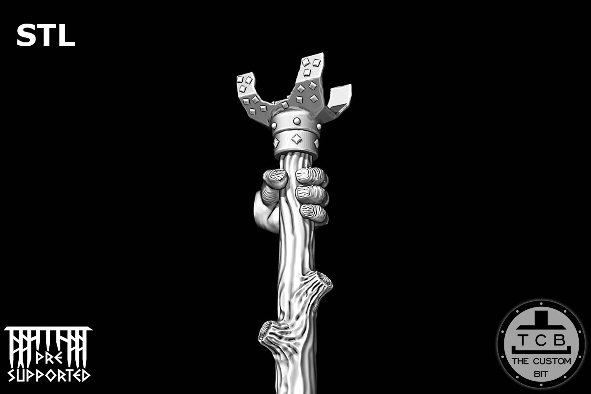 THE CUSTOM BIT TCB GIANT KING'S HAMMER HANDLE GRIP SONS OF BEHEMAT KING BRODD