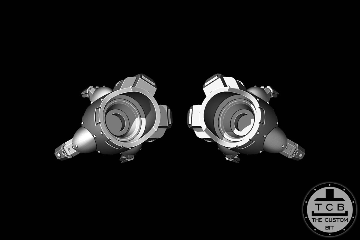 TCB THE CUSTOM BIT BRUTALIS REDEMPTOR DREADNOUGHT UPDATE KIT SAMURAI SON OF HELLAS TEMPLAR FISTS POH COMBAT BIG ROBOT ARMOUR FISTS