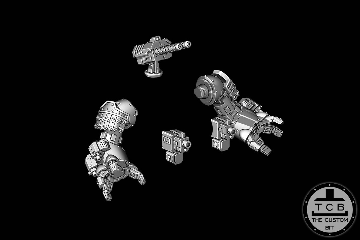 TCB THE CUSTOM BIT BRUTALIS REDEMPTOR DREADNOUGHT UPDATE KIT SAMURAI SON OF HELLAS TEMPLAR POH COMBAT BIG ROBOT ARMOUR FISTS