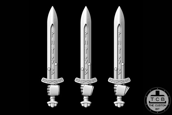 VIKING SWORDS 01 THE CUSTOM BIT TCB PRIMARIS SPACE MARINE SPACE WOLVES WARHAMMER 40K