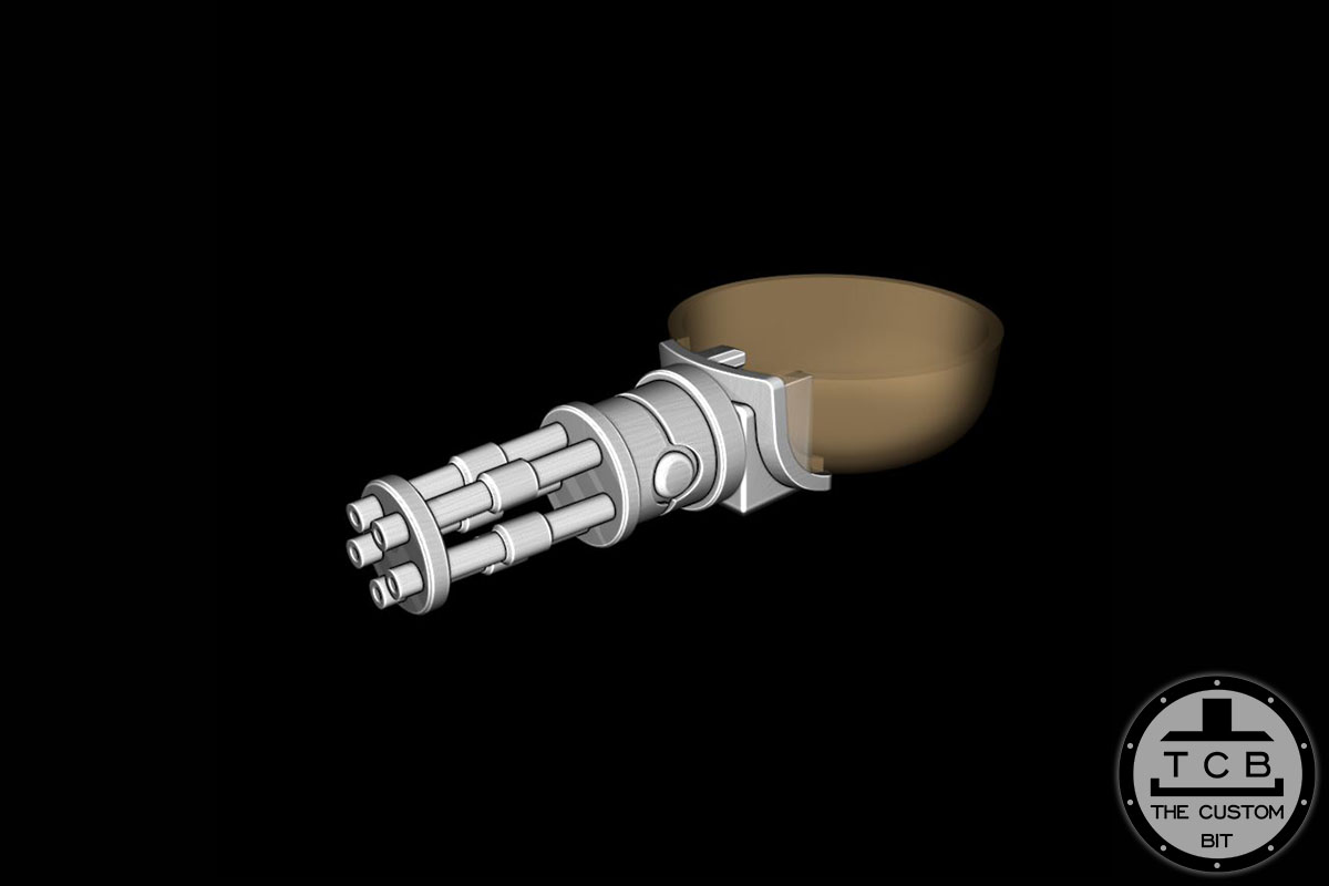 WARHAMMER 40K TAU EMPIRE LIGHT TANK COCKPIT TAU THE CUSTOM BIT PIRANHA FUSION GATLING LIGHT TANK COVERSION KIT