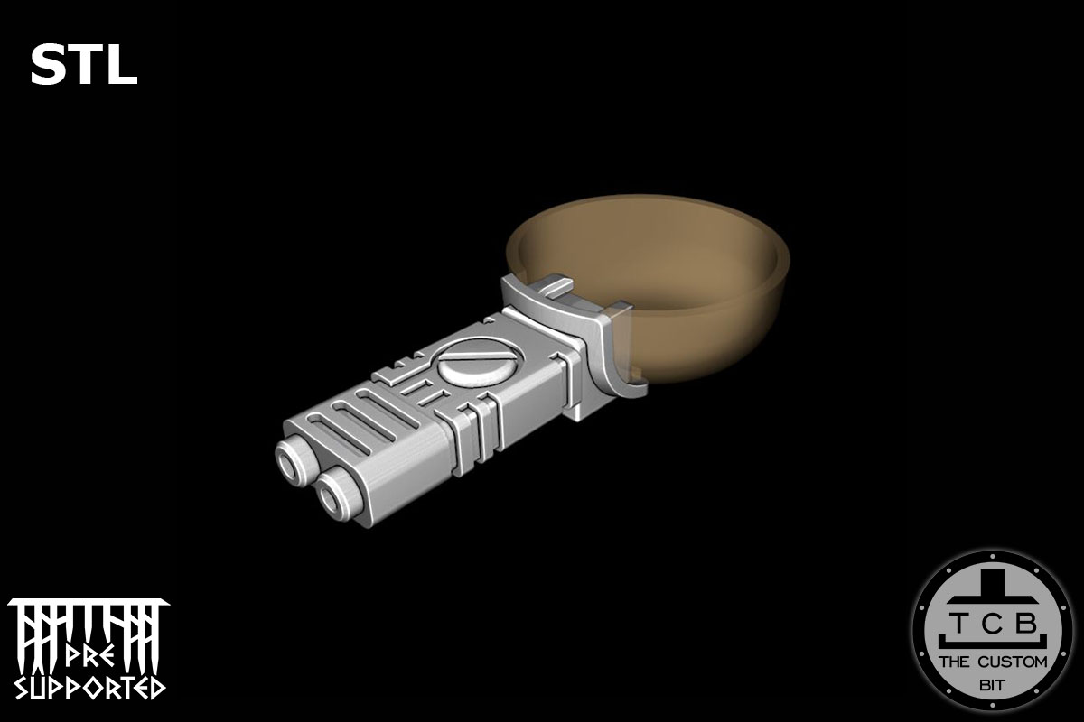 TCB_GA_LIGHT_TANK_COVERSION_KIT_02_STL WARHAMMER 40K TAU EMPIRE LIGHT TANK COCKPIT TAU THE CUSTOM BIT PIRANHA FUSION GATLING LIGHT TANK COVERSION KIT STL
