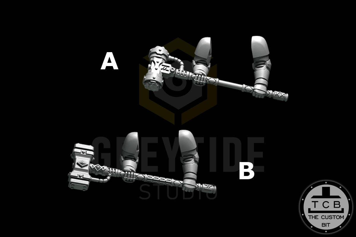 TCB THE CUSTOM BIT GREYTIDE STUDIO PRIMAL HOUNDS SWORDS AXES JETPACKS HAMMERS BACKPACKS HEADS SHOULDER PADS SHIELDS LOINCLOTHS 2 HANDED WEAPONS ANCIENT DREADNOUGHT CLOAKS BIKE ACCESORIES CLAW FIST BRACERS GRAVES SPEARS ACCESORIES