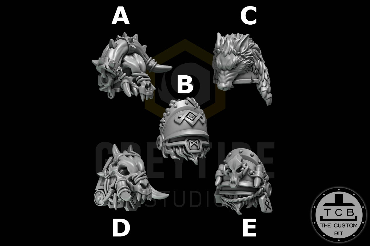 TCB THE CUSTOM BIT GREYTIDE STUDIO PRIMAL HOUNDS SWORDS AXES JETPACKS HAMMERS BACKPACKS HEADS SHOULDER PADS SHIELDS LOINCLOTHS 2 HANDED WEAPONS ANCIENT DREADNOUGHT CLOAKS BIKE ACCESORIES CLAW FIST BRACERS GRAVES SPEARS ACCESORIES