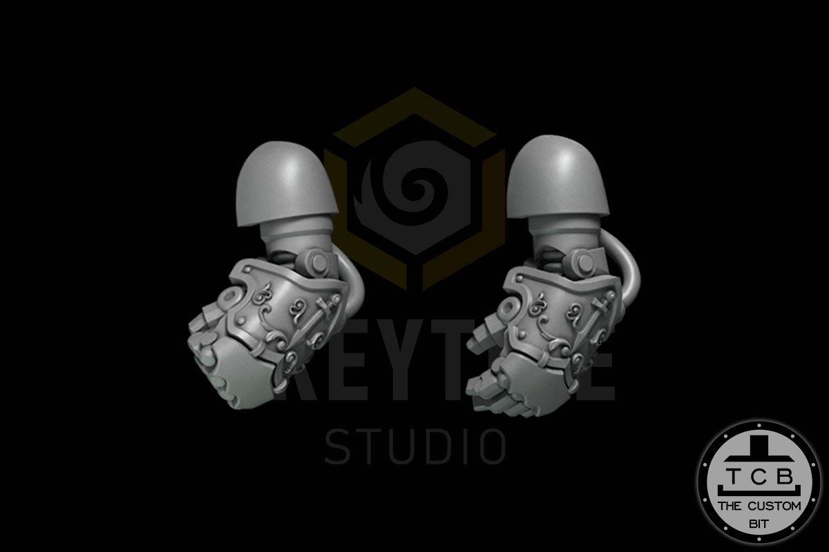 THE CUSTOM BIT GREYTIDE STUDIO ETERNAL PILGRIMS TCB GSEP TERMINATORS TERMI WEAPONS ACCESORY SWORD MAUL SHIELD HELMET HEAD ARMS FIST CLAW CHAINFIST CLOAK HAMMER FLAMMER PLASMA LOINCLOTH SHOULDERPAR 01 02