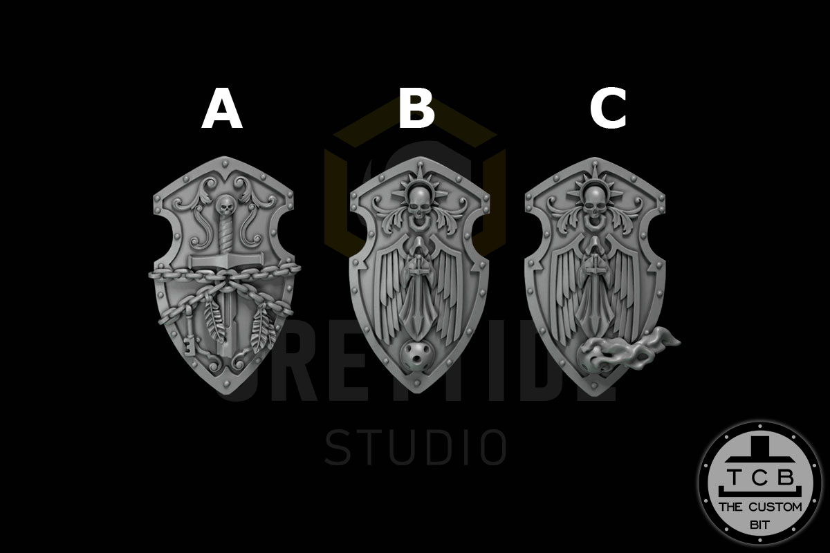 THE CUSTOM BIT GREYTIDE STUDIO ETERNAL PILGRIMS TCB GSEP TERMINATORS TERMI WEAPONS ACCESORY SWORD MAUL SHIELD HELMET HEAD ARMS FIST CLAW CHAINFIST CLOAK HAMMER FLAMMER PLASMA LOINCLOTH SHOULDERPAR 01 02