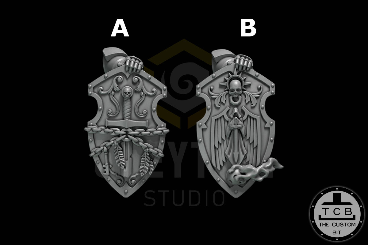 THE CUSTOM BIT GREYTIDE STUDIO ETERNAL PILGRIMS TCB GSEP TERMINATORS TERMI WEAPONS ACCESORY SWORD MAUL SHIELD HELMET HEAD ARMS FIST CLAW CHAINFIST CLOAK HAMMER FLAMMER PLASMA LOINCLOTH SHOULDERPAR 01 02