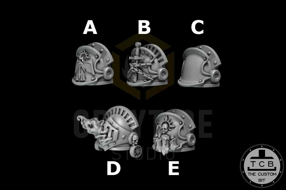 THE CUSTOM BIT GREYTIDE STUDIO ETERNAL PILGRIMS TCB GSEP TERMINATORS TERMI WEAPONS ACCESORY SWORD MAUL SHIELD HELMET HEAD ARMS FIST CLAW CHAINFIST CLOAK HAMMER FLAMMER PLASMA LOINCLOTH SHOULDERPAR 01 02