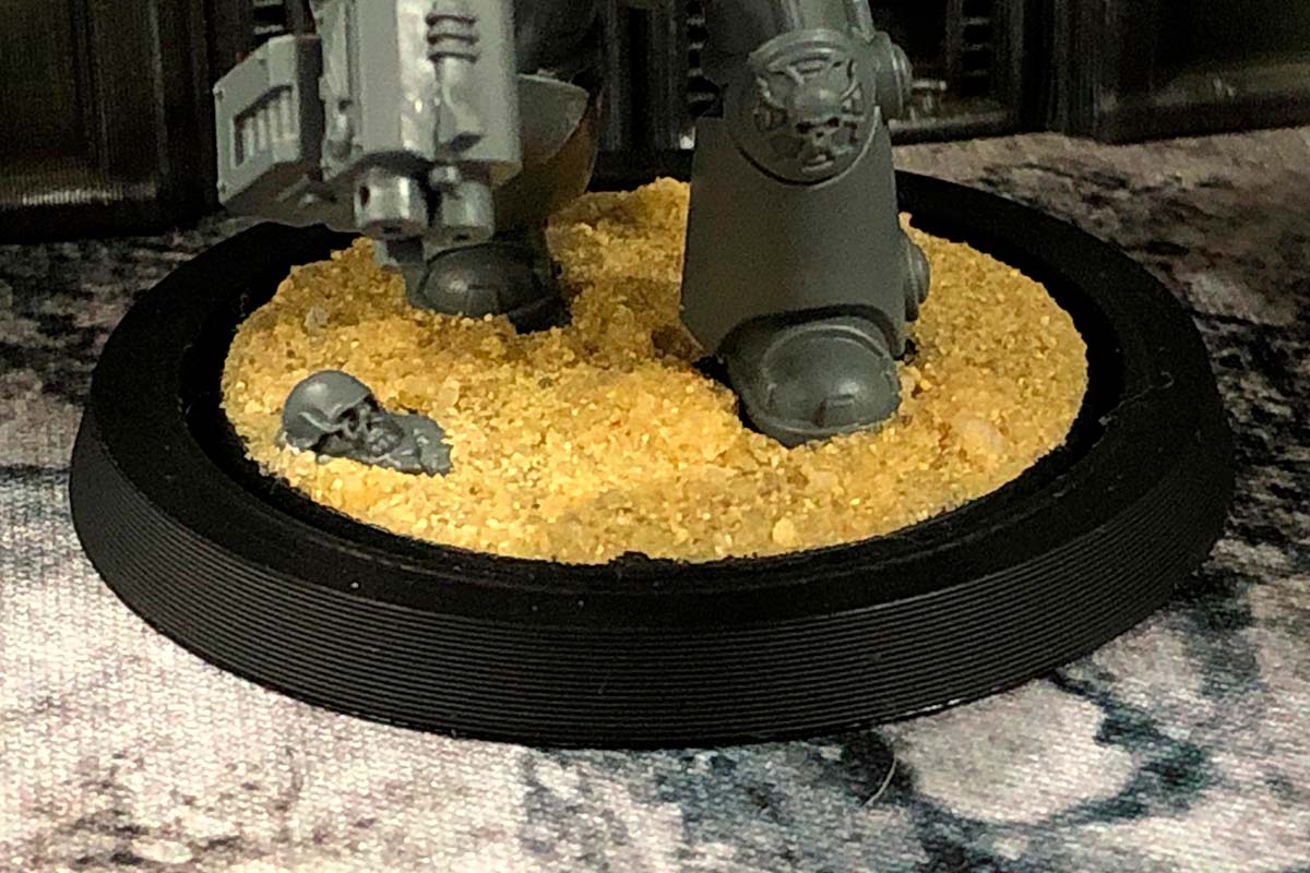 TCB THE CUSTOM BIT ROUND BASE ADAPTER 40 TO 50 AND 25 TO 28 A B C PHYSICAL AND STL WARHAMMER 40K TAU KROOT