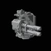 THE CUSTOM BIT TCB POH HEAVY TANK WEAPONS SYSTEM SPONSONS TRACK PROTECTION FLAMER LASER BOLTER COUPLING WARHAMMER 40K SPACE MARINES LAND RAIDER REDEEMER DOOR STL