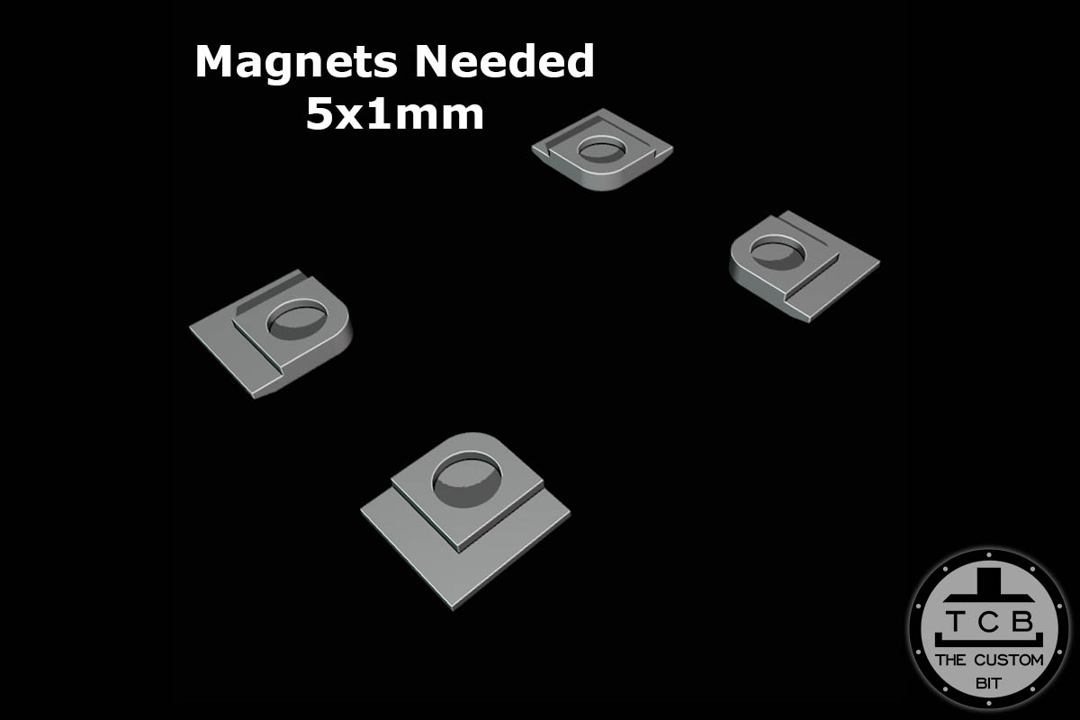 POH TANK TURRET ANCHOR/TOP PLATE MAGNET SYSTEM PREDATOR VINDICATOR RHINO WARHAMMER 40K THE CUSTOM BIT