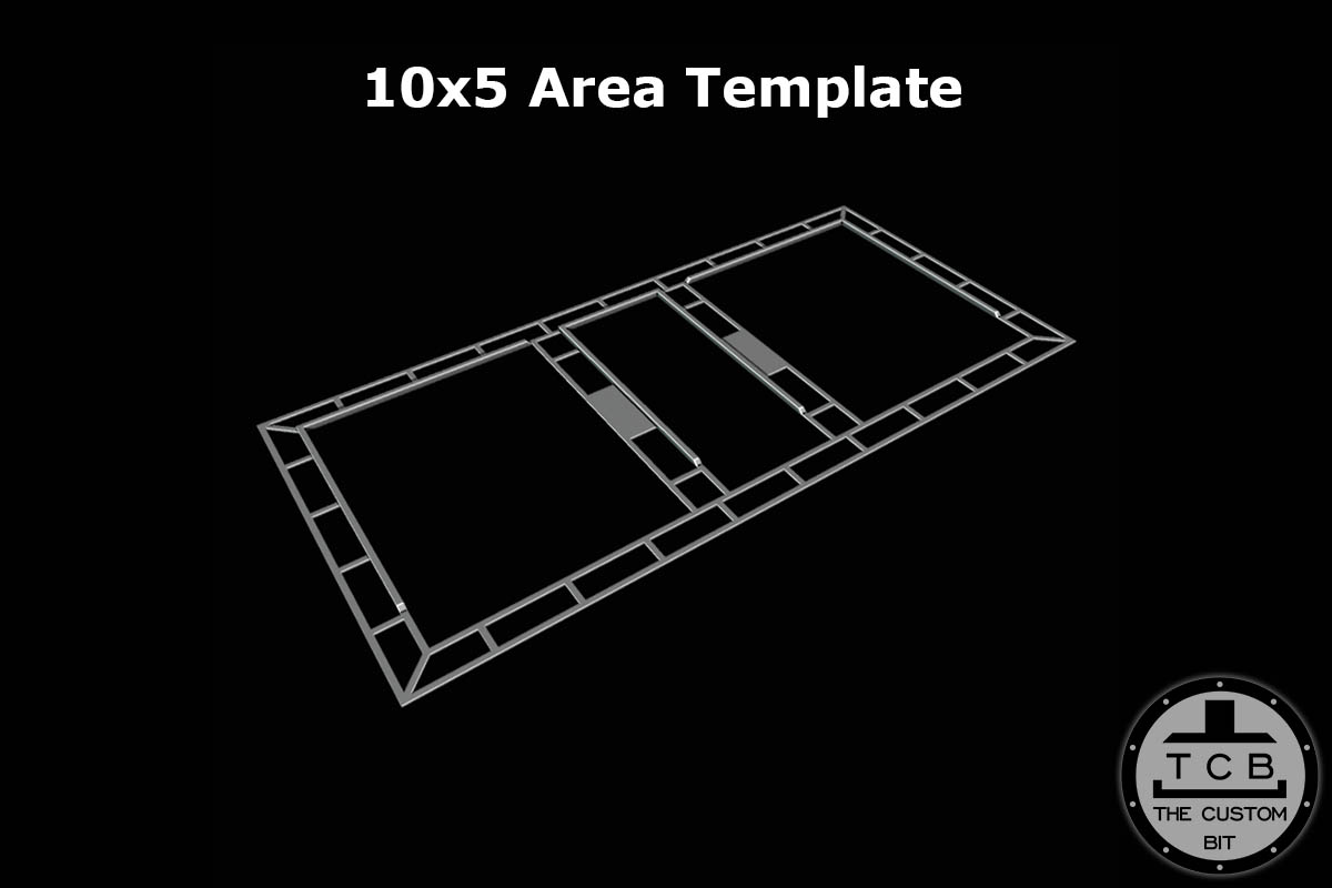 THE CUSTOM BIT GW FOLDABLE TERRAIN PACK SCENARY GAMES WORKSHOP GW WARHAMMER 40K PARIAH NEXUS 3D PRINTED AREA TEMPLATES STL COMMERCIAL LICENSE PHYSICAL