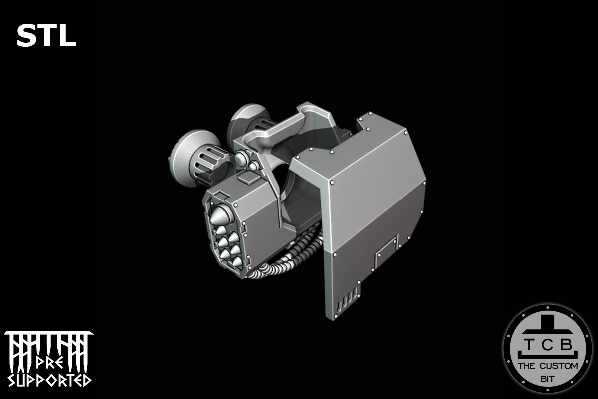 THE CUSTOM BIT TCB POH BIG ROBOT ARMOUR RANGED WEAPONS BALLISTUS DREADNOUGHT WARHAMMER 40K STL PHYSICAL 01 02 03 04 05 06 07