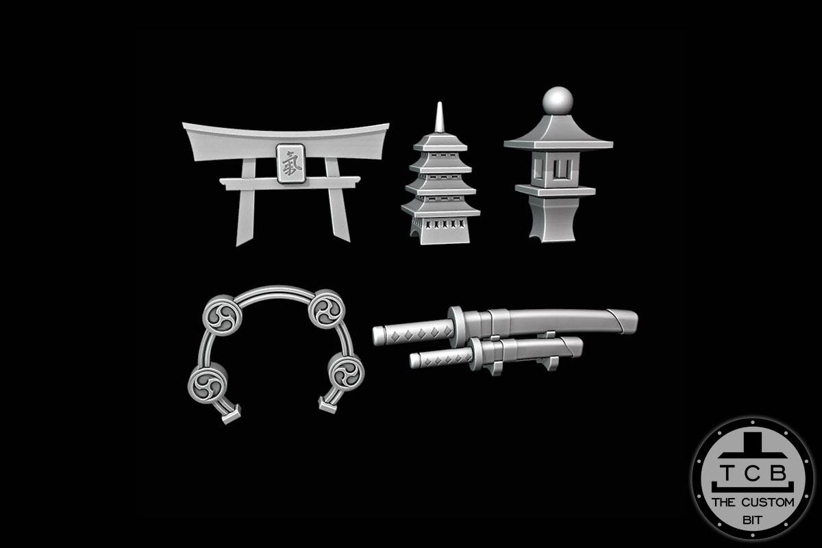 TCB SAMURAI BACKPACK ACCESORIES 02 PHYSICAL TCB SAMURAI BACKPACK ACCESORIES 02 PHYSICAL THE CUSTOM BIT WARHAMMER 40K SPACE MARINES PRIMARIS