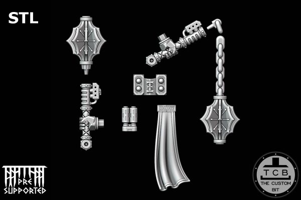 DREADKNIGHT THE CUSTOM BIT THECUSTOMBIT TCB POH KNIGHT UPDATE STL WARHAMMER 40K GREY KNIGHTS PALADIN NEMESIS SERVOTERROR