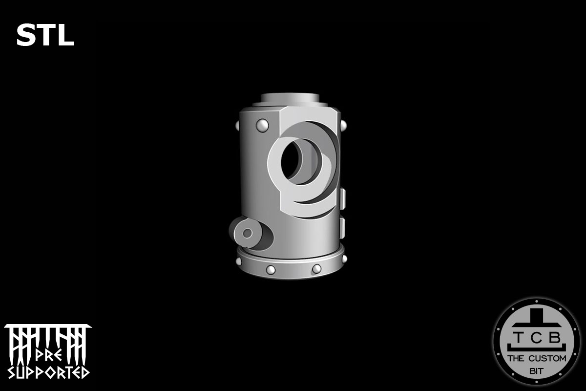 TCB MECHANICAL KNIGHT MK SHOULDER SYSTEM JOINT 09 STL THE CUSTOM BIT QUESTORIS IMPERIAL KNIGHT IK WARHAMMER 40K