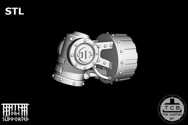 TCB MECHANICAL KNIGHT MK SHOULDER SYSTEM JOINT 09 STL THE CUSTOM BIT QUESTORIS IMPERIAL KNIGHT IK WARHAMMER 40K
