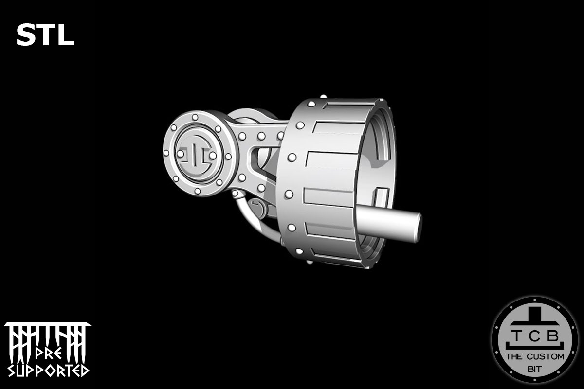 TCB MECHANICAL KNIGHT MK SHOULDER SYSTEM JOINT 09 STL THE CUSTOM BIT QUESTORIS IMPERIAL KNIGHT IK WARHAMMER 40K