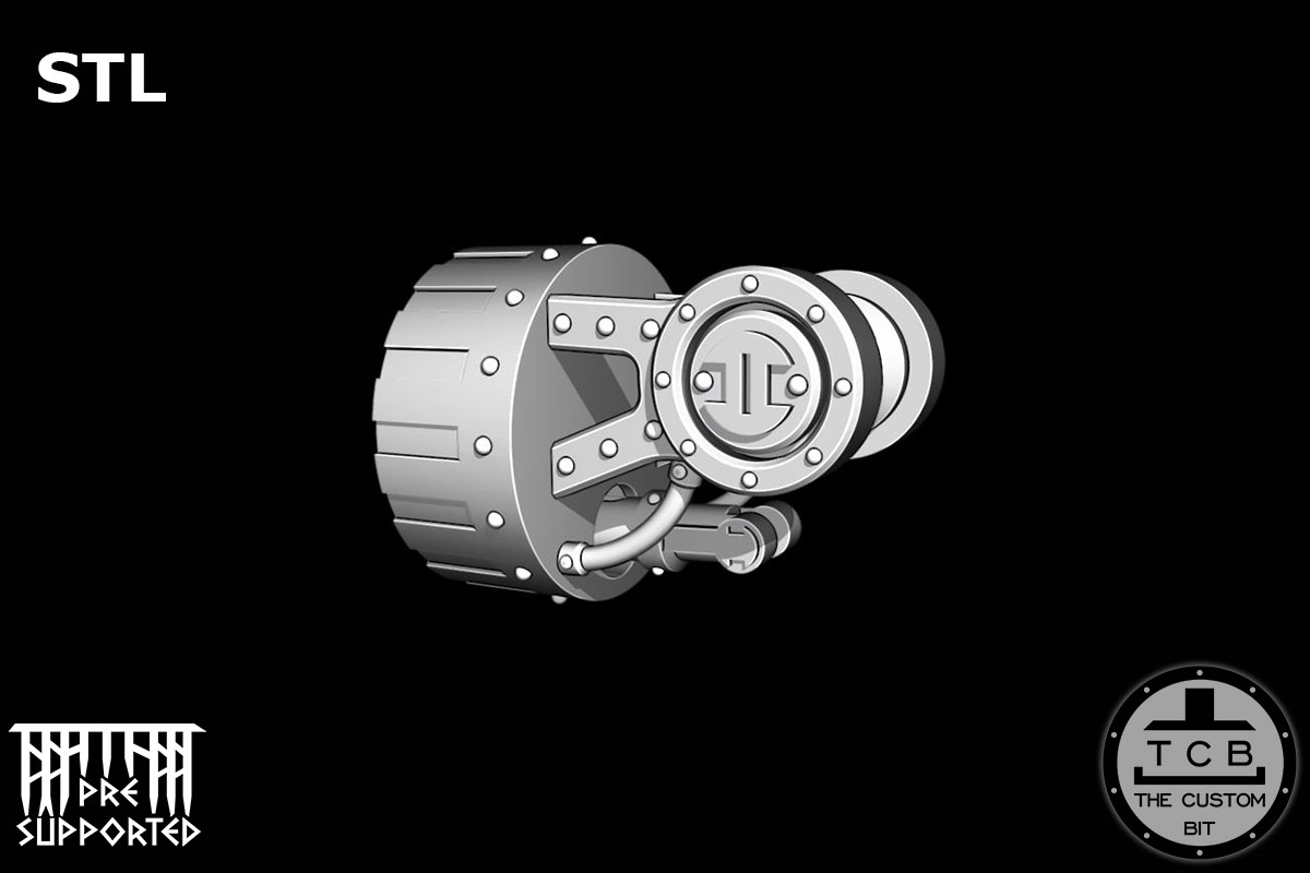 TCB MECHANICAL KNIGHT MK SHOULDER SYSTEM JOINT 09 STL THE CUSTOM BIT QUESTORIS IMPERIAL KNIGHT IK WARHAMMER 40K