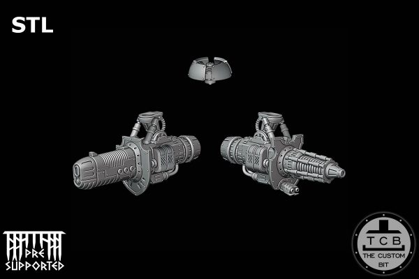 TCB THECUSTOMBIT THE CUSTOM BIT MK MECHANICAL KNIGHT DEFENSOR PLASMA B CANNON STL VOID SHIELD PACK UPDATE IMPERIAL KNIGHT