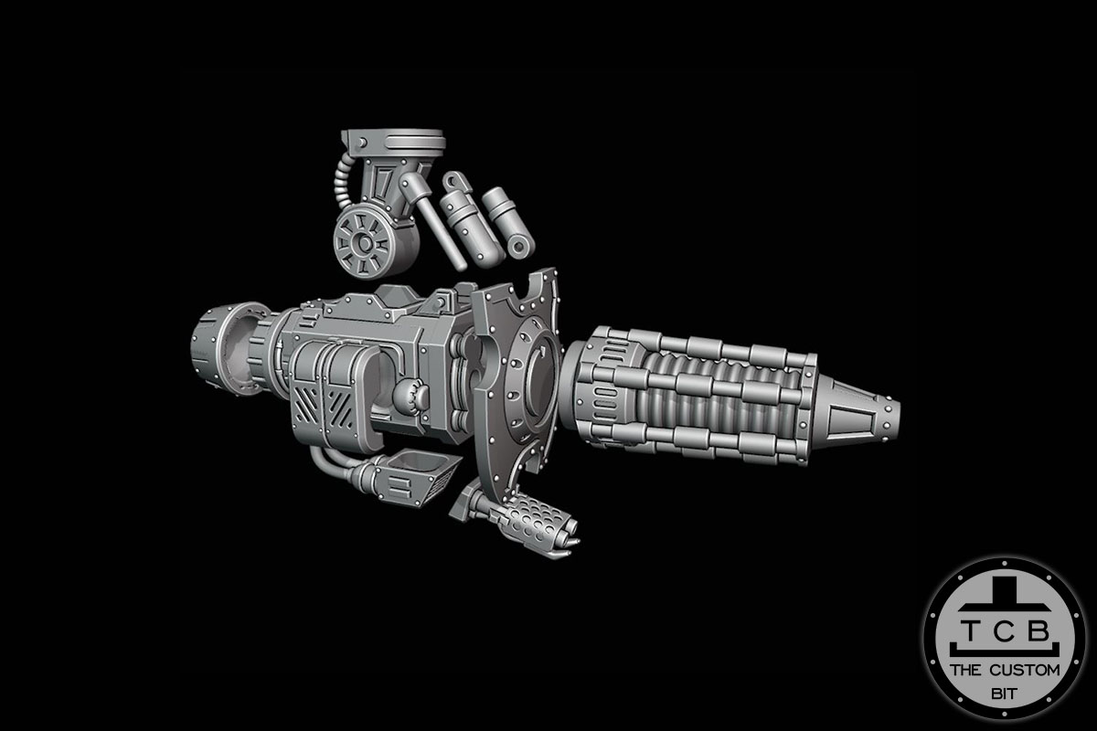 TCB THE CUSTOM BIT THECUSTOMBIT IMPERIAL KNIGHT DEFENSOR IK MECHANICAL KNIGHT MK B CANNON PLASMA CANNON VOID SHIELD UPGRADE KIT