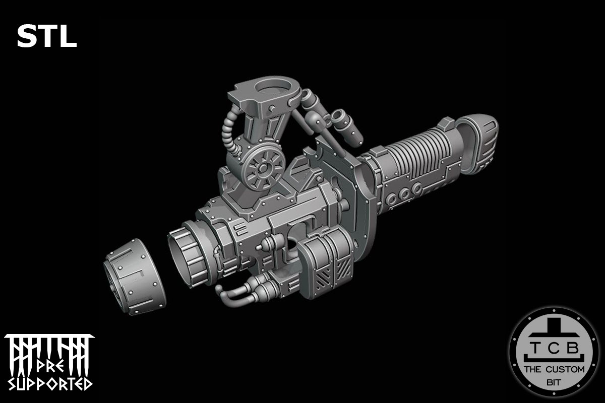 TCB THECUSTOMBIT THE CUSTOM BIT MK MECHANICAL KNIGHT DEFENSOR PLASMA B CANNON STL VOID SHIELD PACK UPDATE IMPERIAL KNIGHT