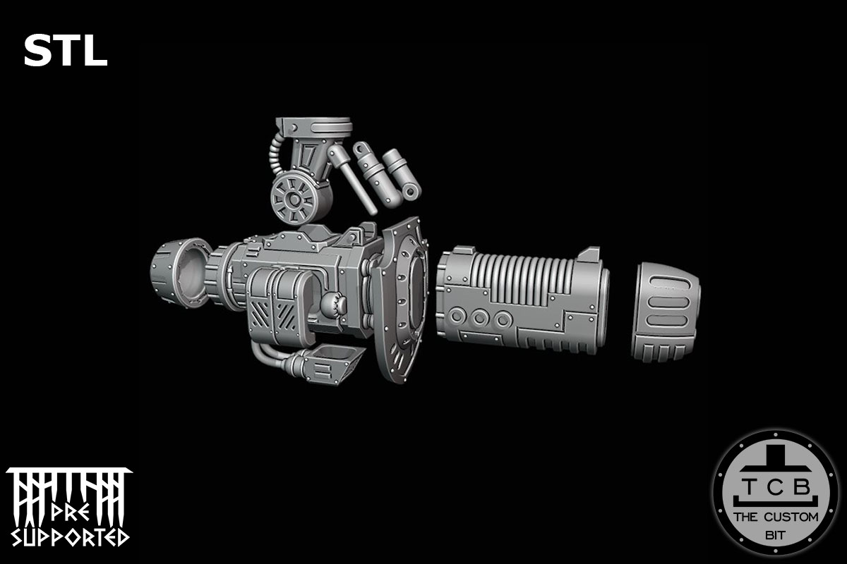 TCB THECUSTOMBIT THE CUSTOM BIT MK MECHANICAL KNIGHT DEFENSOR PLASMA B CANNON STL VOID SHIELD PACK UPDATE IMPERIAL KNIGHT