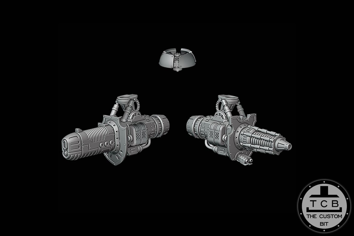 TCB THE CUSTOM BIT THECUSTOMBIT IMPERIAL KNIGHT DEFENSOR IK MECHANICAL KNIGHT MK B CANNON PLASMA CANNON VOID SHIELD UPGRADE KIT