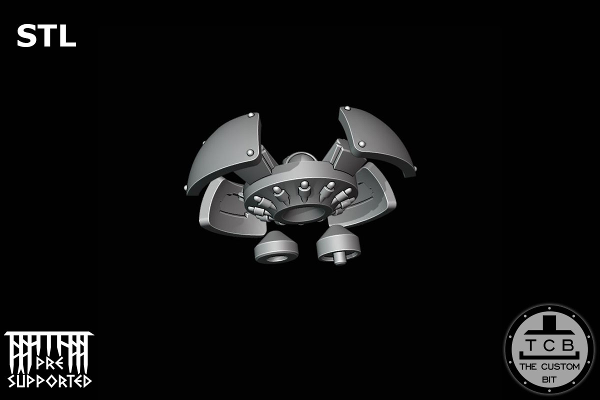 TCB THECUSTOMBIT THE CUSTOM BIT MK MECHANICAL KNIGHT DEFENSOR PLASMA B CANNON STL VOID SHIELD PACK UPDATE IMPERIAL KNIGHT