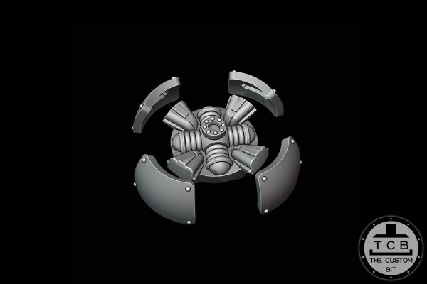 TCB THE CUSTOM BIT THECUSTOMBIT IMPERIAL KNIGHT DEFENSOR IK MECHANICAL KNIGHT MK B CANNON PLASMA CANNON VOID SHIELD UPGRADE KIT